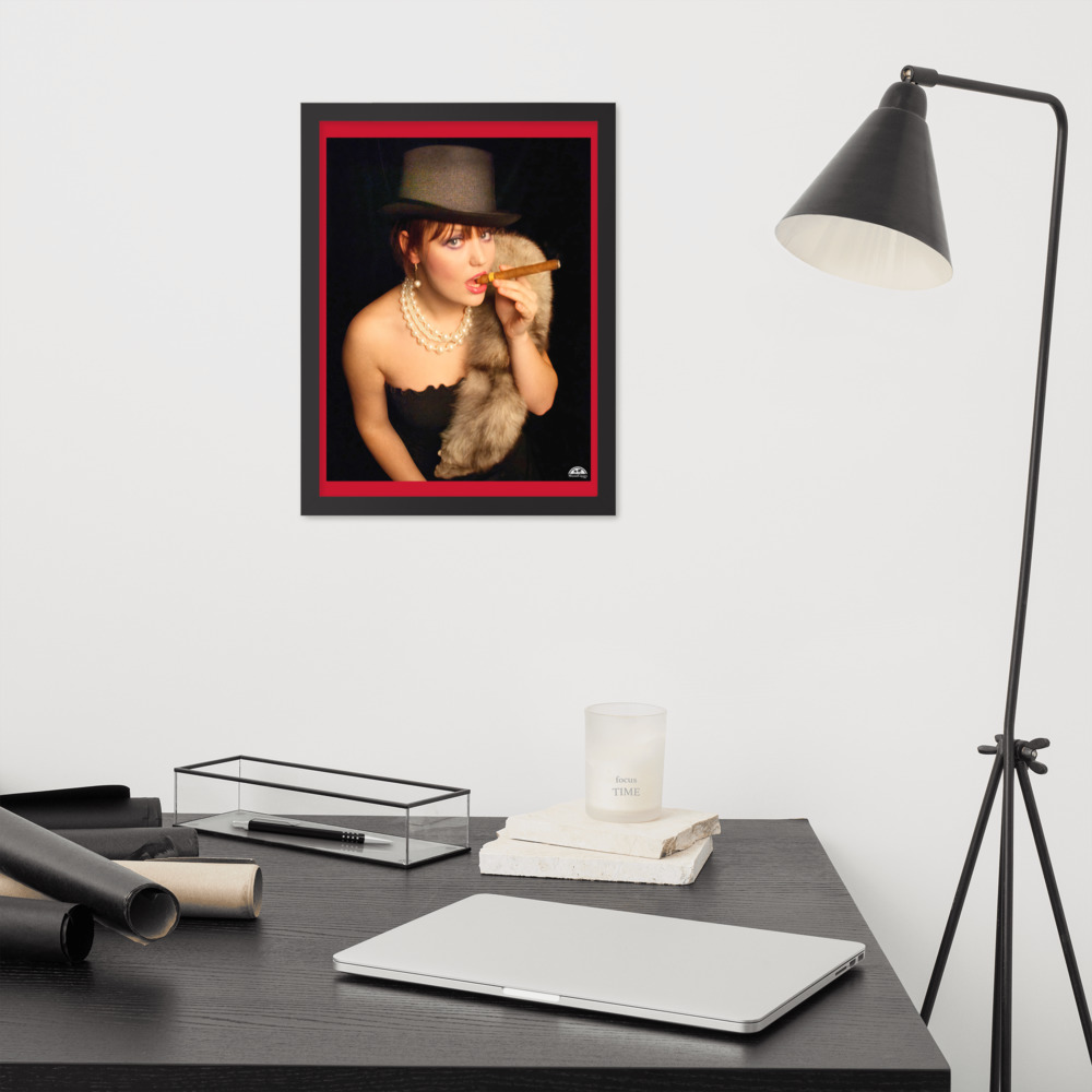 Framed poster - Smoking lady - Imagen 2