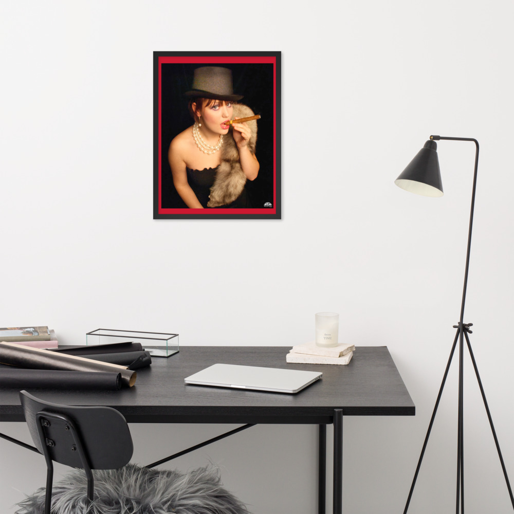 Framed poster - Smoking lady - Imagen 3