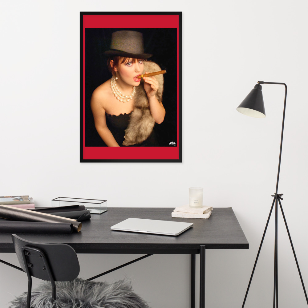 Framed poster - Smoking lady - Imagen 4
