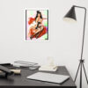 Framed poster - Vintage smoking woman - Imagen 4