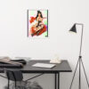 Framed poster - Vintage smoking woman - Imagen 5