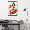Framed poster - Vintage smoking woman - Imagen 6